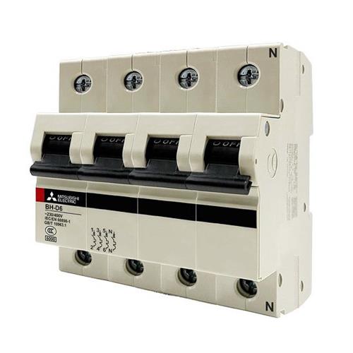MCB MITSUBISHI 4P 50A 6kA ( BH-D6 )
